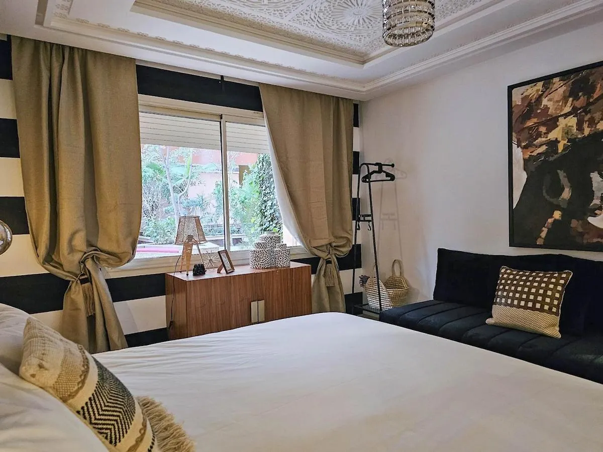 Apartment Oasis - 7 Min From Majorelle - Medina And Nightlife With Ac And Pool Marrakesh