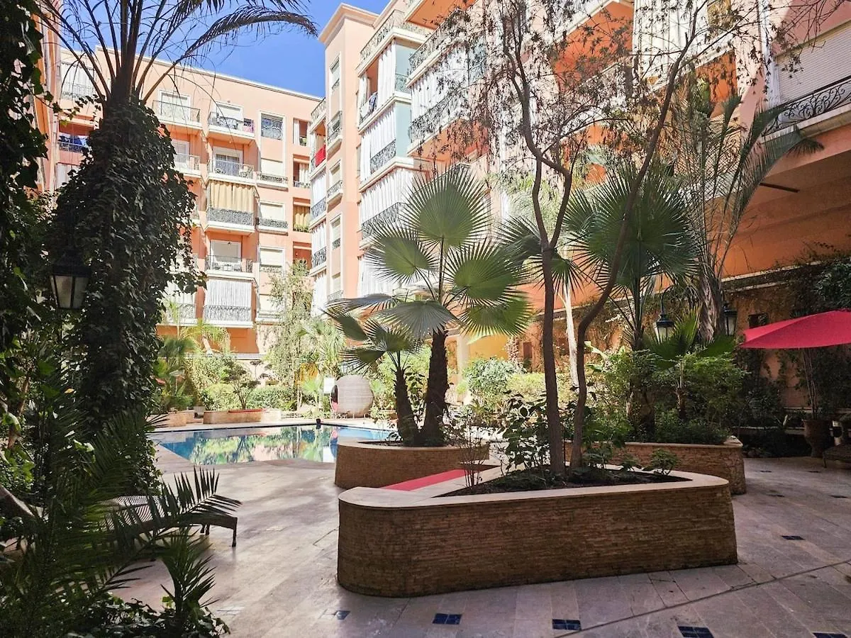 Apartment Oasis - 7 Min From Majorelle - Medina And Nightlife With Ac And Pool Marrakesh